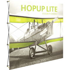 HOPUP LITE 8FT STRAIGHT FULL HEIGHT TENSION FABRIC DISPLAY